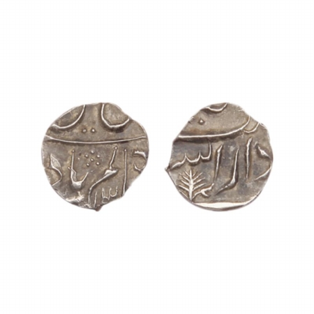 SHAH ALAM II, Silver, 1/8 Rupee, Dar ul sarur Burhanpur Mint, R.Y.13, Very Fine +, Scarce.