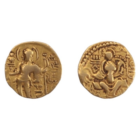 Gupta Empire. Samudragupta. (c AD 335-380). Gold Dinar,Wt.7.2.gm. Archer type. Samudragupt
