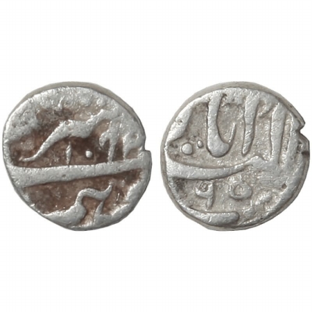 Aurangzeb, Silver 1/4 Rupee, Legal Dirham, Mint Akbarabad, AH 1092, RY 25. (KM 308.1). Abo