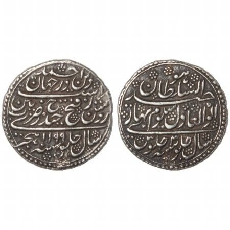 Mysore, Tipu Sultan, Silver 2 Rupee (Faruqi), 22.7g, Mint Pattan, AH 1199, RY 3, ( Ex. mou