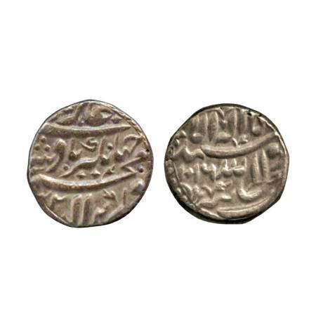 Jahangir, Silver Heavy Rupee, 13.64g, Tatta Mint, AH 1016, RY 2, Kalima Type, (KM 152.7). 