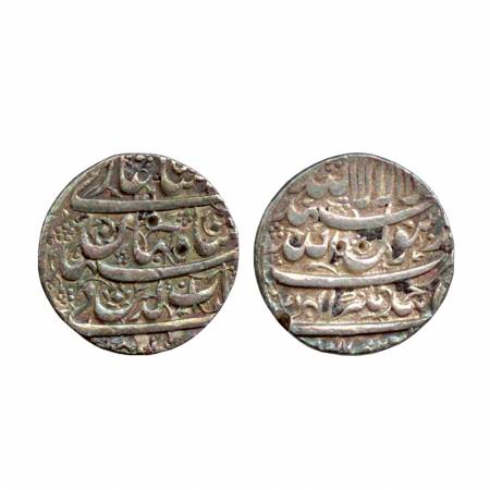 Shah Jahan, Silver Rupee, Ahmednagar Mint, AH 1041, (KM 224.2), test cut at border. Very F
