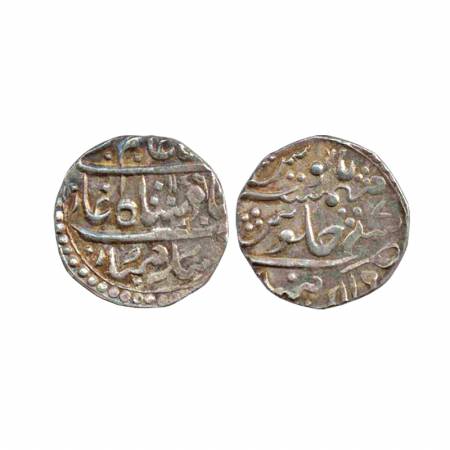 Shah Alam II, Silver Rupee, Mandisor Mint, AH 1179, RY 7. Very Fine, Scarce