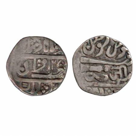Gwalior, Silver Rupee, Sheopur Mint, in the name of Muhammad Akbar II, Nagri Ji for Jayaji