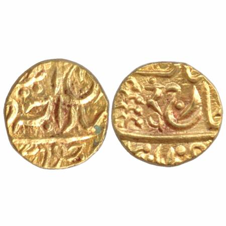 Jodhpur, Gold Mohur, 11.02g, Umaid Singh, in the name of George VI, large legend Persian 6