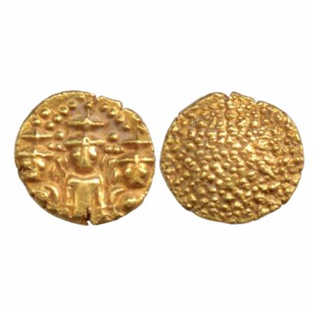East India Co., Madras Presidency, Gold 3 Swami Pagoda, 3.48g, (KM 304). Extremely Fine, S