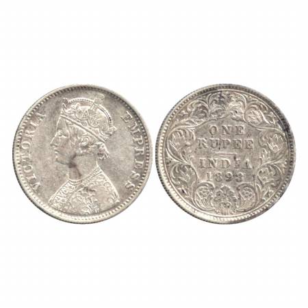 Victoria Empress, Silver Rupee, 1898, Calcutta Mint, C3/I/'C' incused. (Pr. 137) Very Fine