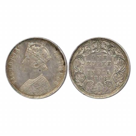 Victoria Empress, Silver Rupee, 1898, Bombay Mint, C2/I/'B' incused. (Pr. 184) Very Fine, 