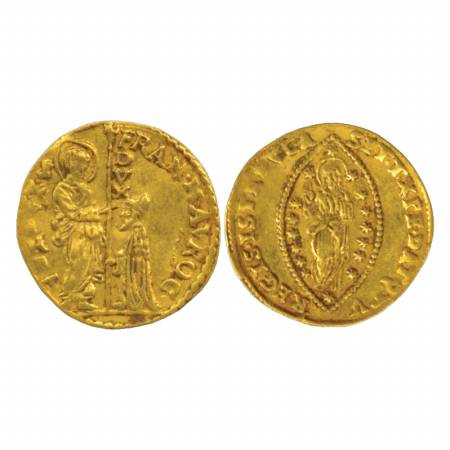 Republic of Venice, Gold Zecchinos (Sequins) of Francesco Morosini (1688-1694), 3.48g. Obv