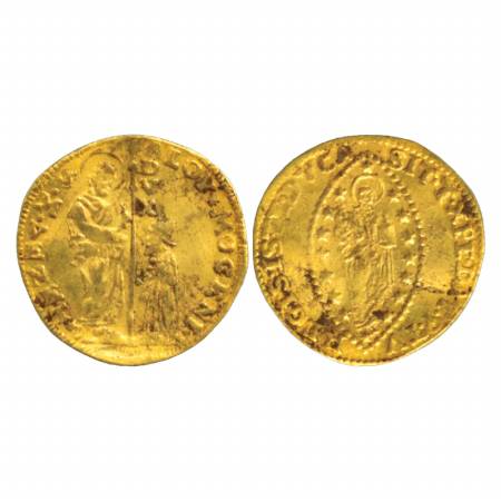 Republic of Venice, Gold Zecchinos (Sequins) of Giovanni II Cornaro (1709-1722), 3.46g. Ob