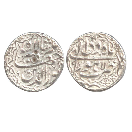 Jahangir, Silver Rupee, Lahore Mint, Di, RY 9 (KM 145.11). About Extremely Fine, Scarce.