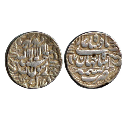 Shah Jahan, Silver Rupee, Kasmir Mint, AH 106x (KM 235.14). Very Fine+, Rare.