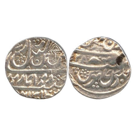 Jammu, Ranjit Dev, Silver Rupee, in the name of Shah Alam II, AH (18) 41 / RY 28, obv: and