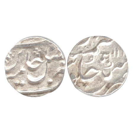 Maratha Confederacy, ¼ Rupee, Aurangnagar (Mulher) Mint, struck in the name of Shah Alam I