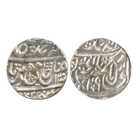 Bharatpur, Ranjit Singh, Silver Rupee, Mahindarpur Mint, in the name of Shah Alam II, AH 1