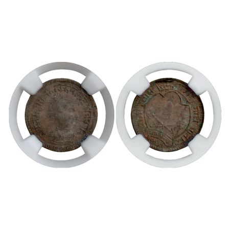 Dewas, Vikrama Simha Rao, (1937-1948 AD), Copper Paisa, VS 2001, AD 1944. Obv: Bust of Vik