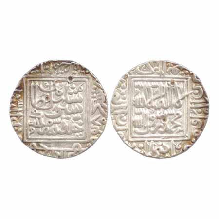 Suris - Sher Shah (1538-1545), Silver Rupee, Shergarh Mint, AH948, not in G&G. Obv: Within