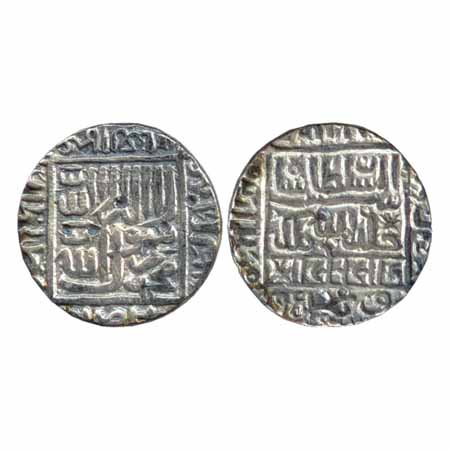 Suris - Sher Shah (1538-1545AD), Silver Rupee, Shergarh Bakkar Mint, AH 951. The mint name