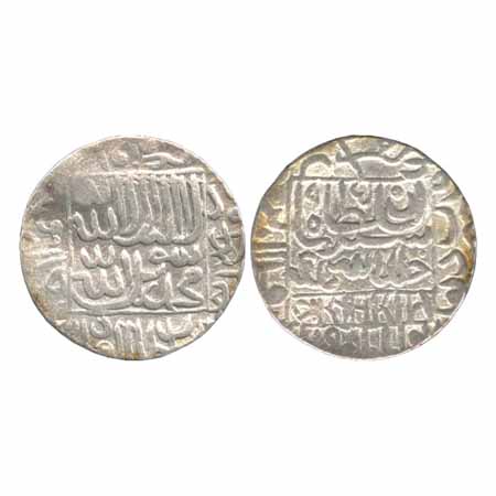 Suris - Sher Shah (1538-1545AD), Silver Rupee, Shergarh Delhi Mint, AH 950, standard legen