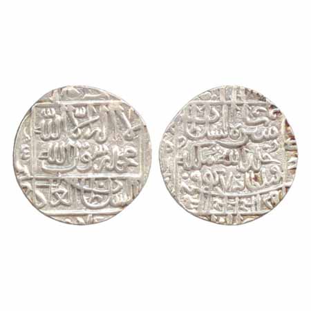 Suris - Sher Shah (1538-1545 AD), Silver Rupee, 'Jahanpanah' type, AH947,(G&G D809). Obv: 