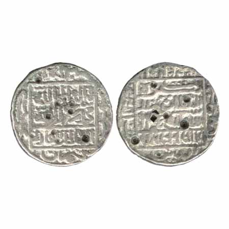 Suris - Sher Shah (1538-1545 AD), Silver Rupee, mintless Bengal type, AH 945, (G&G D816) l