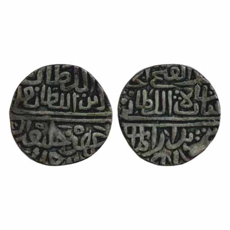 Ghiyat Shah (1456-1469 AD), Billion Tanka, wali Ahd type Dar al mulk Shadiabad Mint, (G&G 