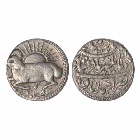 Jahangir (1605-1627), Silver Zodiacal Rupee, 'Aries' sign, Ahmedabad Mint, AH 1027/RY13, 1