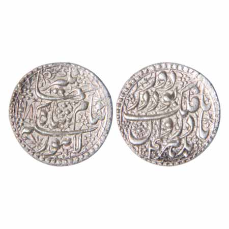 Jahangir, Silver Sawai Rupee, 14.25g, Lahore Mint, “Ta Falak” couplet, AH 1018/RY 4, (KM 1