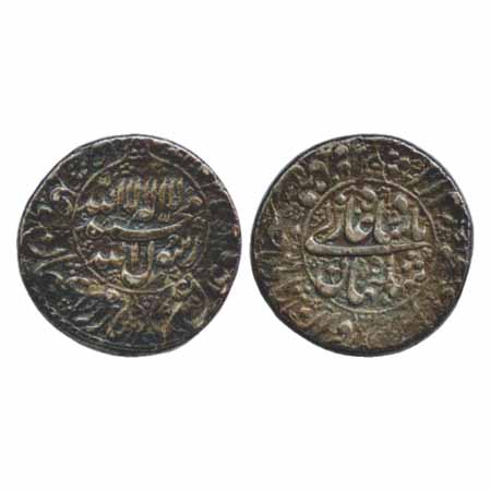 Shah Jahan, Silver Rupee, Qandhar (Deccan) Mint, AH 1048/RY 12, (KM 228.3). Very Fine +, R