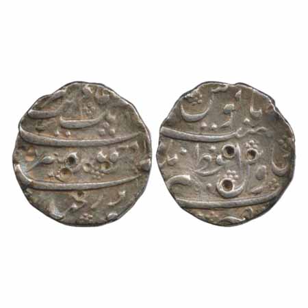 Aurangzeb, Silver Rupee, Azamnagar Mint, AH 11XX (KM 300.15). Very Fine, Scarce.