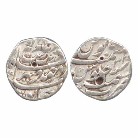 Aurangzeb, Silver Rupee, Kashmir Mint, RY 32 (KM 300.48). Very Fine, Rare.