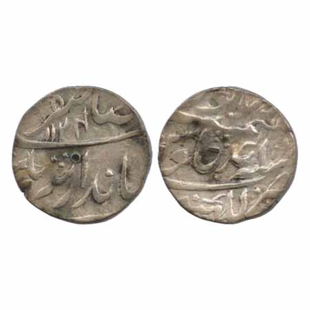 Jahandar Shah, Silver Rupee, Lakhnau Mint, AH 1124/RY Ahd (KM 364.15). Very Fine, Scarce.