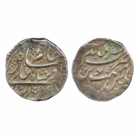 Garhwal, Lallat Shah (1772-1781 AD), Silver Timasha, Srinagar Mint, in the name of Shah Al
