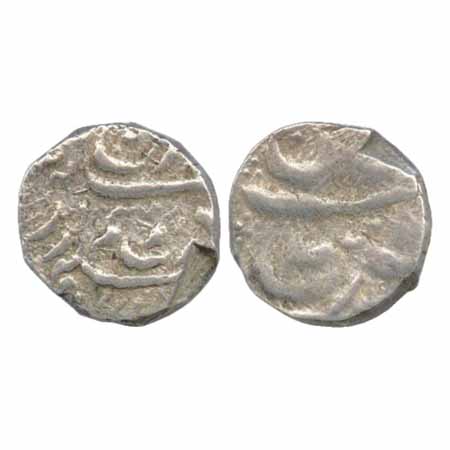 Jind, Raja Bhag Singh, AH (1)224, Silver Rupee, date clearly visible on obverse, which is 