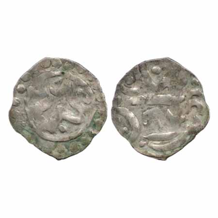 Ladakh, in the name of Mahmud Shah, (1816-42), Silver Ja'u, ND. Obv: dotted border, Rev: p