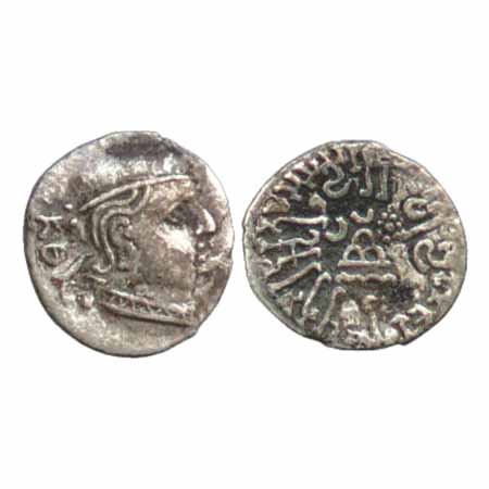 Western Kshatrapas, Satyadaman (202AD), as Kshatrapa, SE124, Jha & Rajgor K 'A', no. 364, 