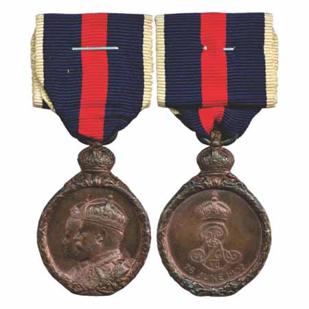 Great Britain - Coronation Medal of Edward VII, Bronze, dated 26th June 1902, 25.57g, susp
