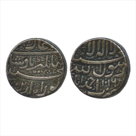Jahangir (1605-1627 AD), Heavy Silver Rupee, Ahmedabad Mint, AH 1016/RY 2, 13.49g. (KM 152