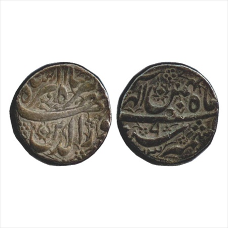 Jahangir (1605-1627 AD), Silver Rupee, Kashmir Mint, AH (10)23/RY 9, Bahman, (KM 145.10). 
