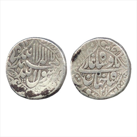 Shah Jahan (1628-1658 AD), Silver Rupee, Surat Mint, RY 21, (KM 230.3). Very Fine, Scarce.