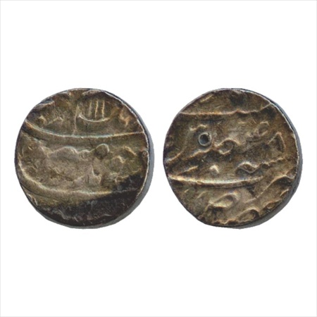 Aurangzeb (1658-1707 AD), Silver Rupee, Makhsusabad Mint, AH 1116/RY 48, (KM 300.58). Very