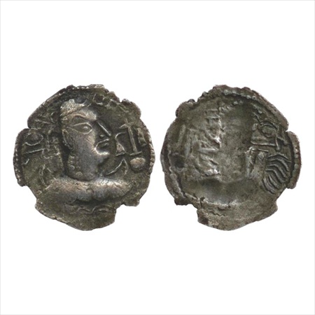 Hephthalites – Alchon Huns, 'Shahi Mepame' series (c. 6th-7th cent. AD), Silver Drachm, MA