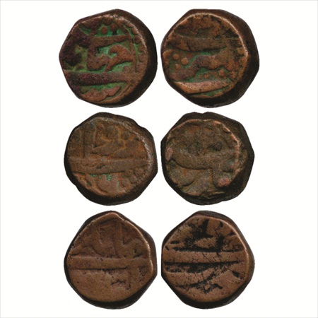 Jahangir (1605-1627 AD), Copper Dam (3), Bairata Mint, AH 1024, (KM 126.3), Narnol Mint, R