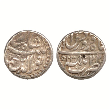 Jahangir (1605-1627 AD), Silver ½ Rupee, Patna Mint, AH 1036/RY 22, Farwardin, (KM 136.1).