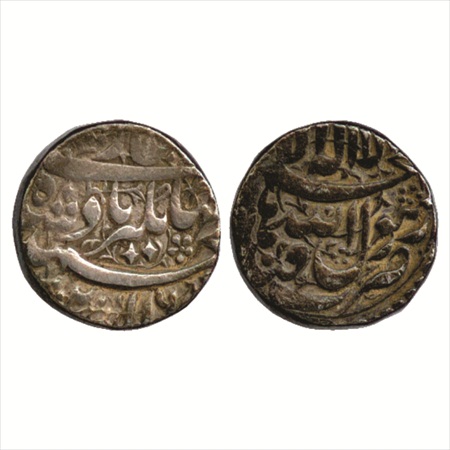 Jahangir (1605-1627 AD), Heavy Silver Rupee (20% Heavy weight), Qandhar Mint, RY 6, 13.61g