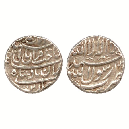 Shah Jahan (1628-1658 AD), Silver ½ Rupee, Patna Mint, AH 103x/RY 2, (KM 213.3). Very Fine