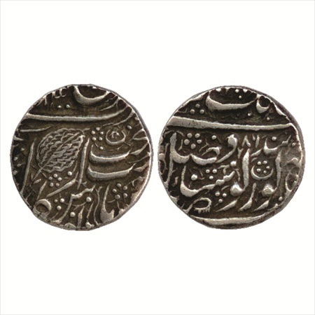 Sikh Empire, Ranjit Singh (1799-1839 AD) Silver Rupee, Amritsar Mint, VS (18)86. Very Fine