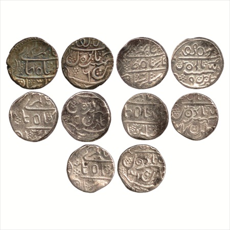 Bikanir, Silver Rupee (5), Baldat Bikanir Mint, in the name of Alamgir II, RY 6, 9, 15, 27