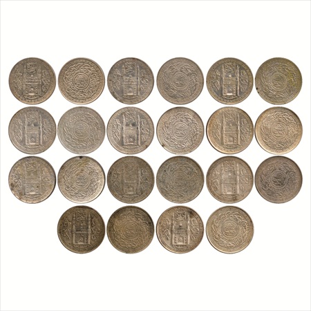 Hyderabad, Mir Mahbub Ali Khan (1869-1911 AD), Silver Rupee (11), AH 1321/RY 37, AH 1321/R