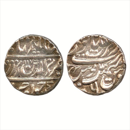 Jodhpur, Bijay Singh (1752-1792 AD), Silver Rupee, Dar ul-Barkat Nagor Mint, in the name o